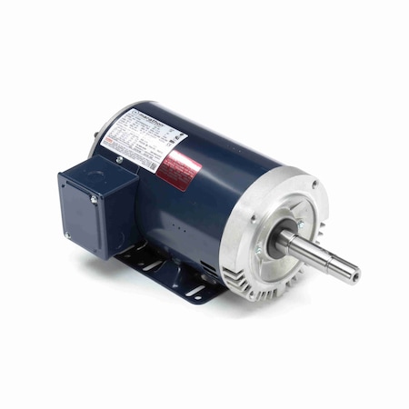 Leeson Close-Coupled Pump Motor, 1.50 HP, 3 phase, 1800 RPM, 230/460 V, 145JM Frame, ODP GT0404